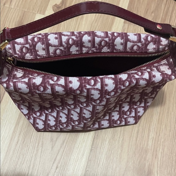 Pre-owned Vintage Dior Burgundy and White Diorissimo - Picture 9 of 10
